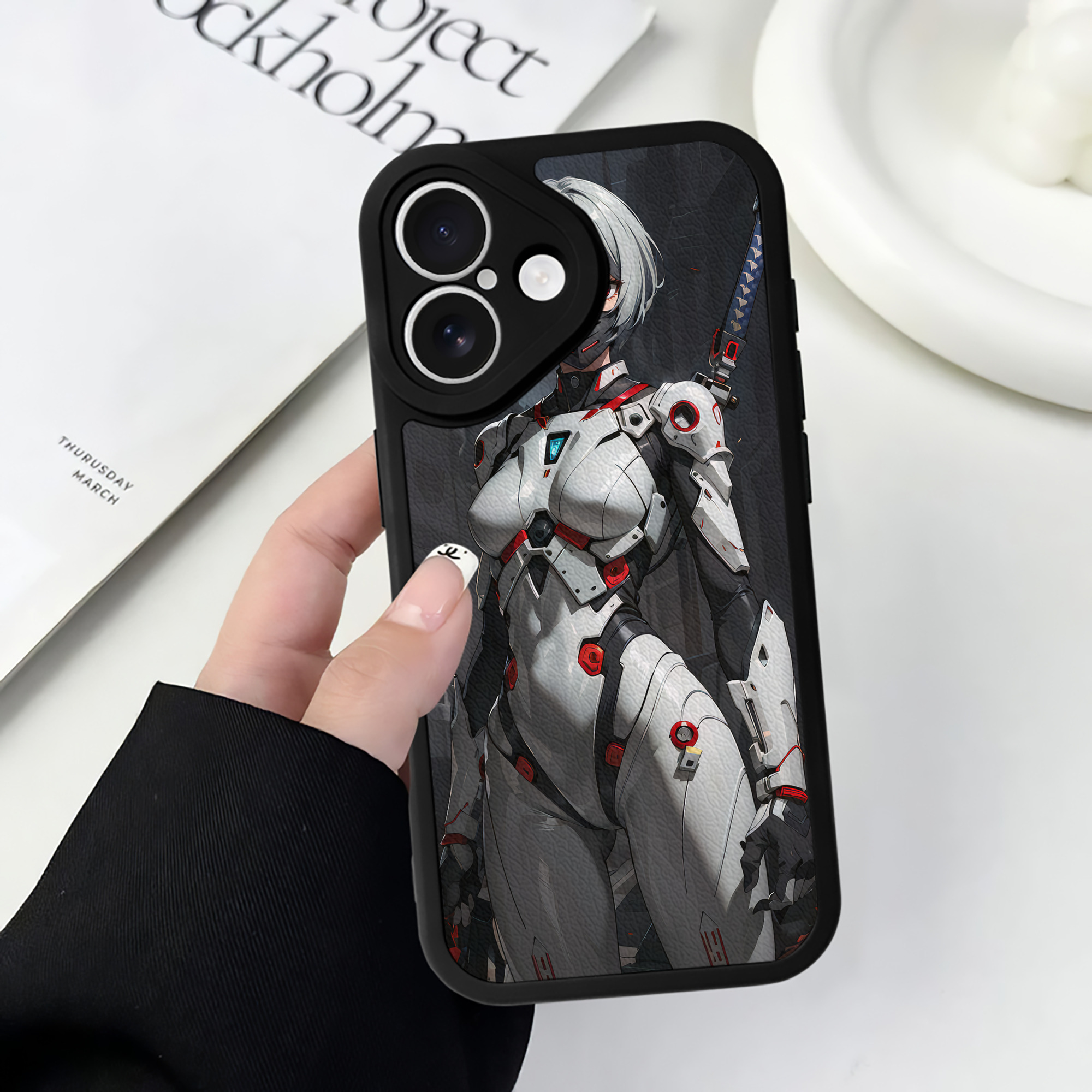 （画像用） EVA 新世紀エヴァンゲリオン 【iPhone 16シリーズ対応】シリコンスマホケース（レザー調） 材質：シリコン